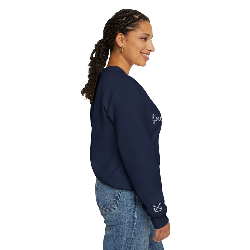 Have a Fine Navy Day Stitched Sweatshirt