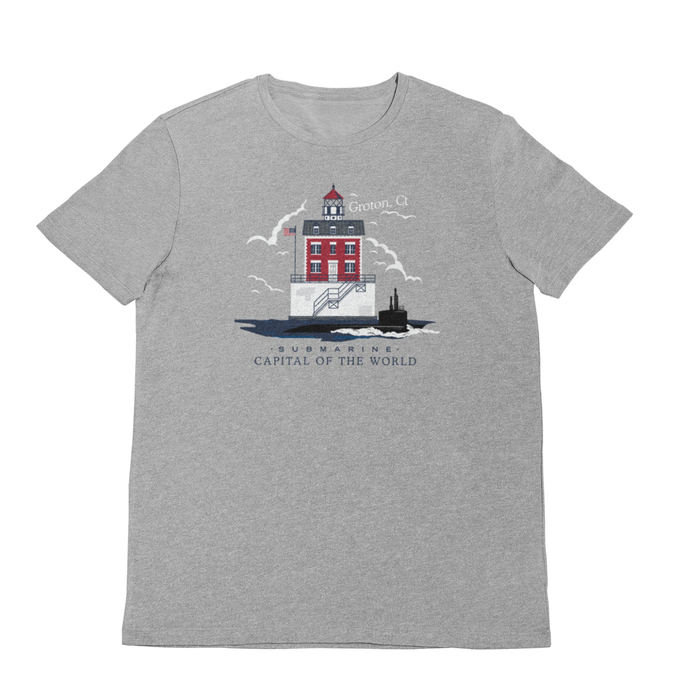 Groton Ledge Lighthouse T-Shirt - Size Small