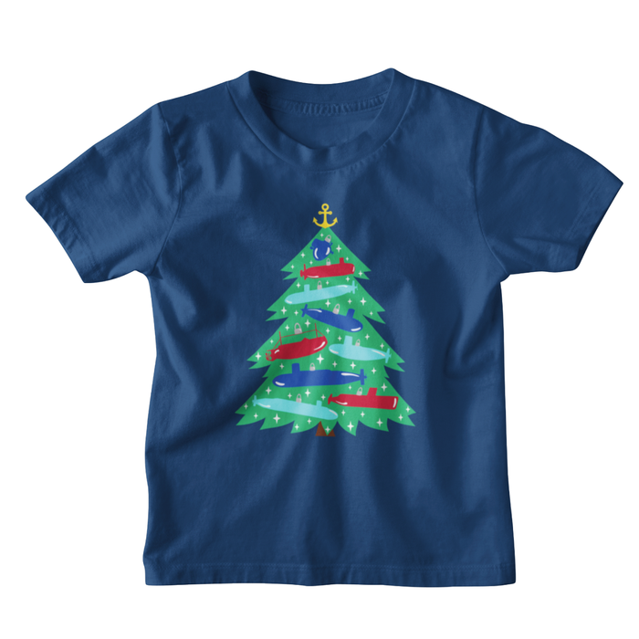 Submarine Christmas Tree Youth T-Shirt