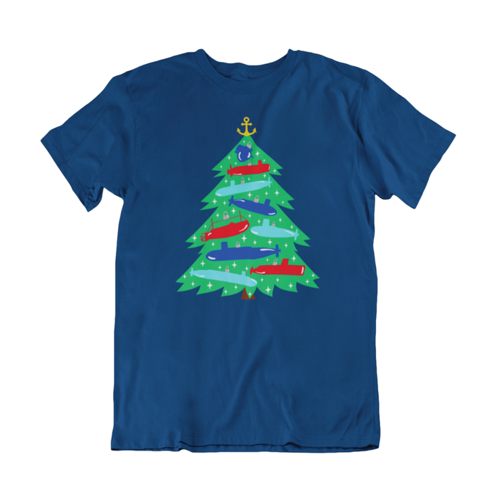 Submarine Christmas Tree T-Shirt