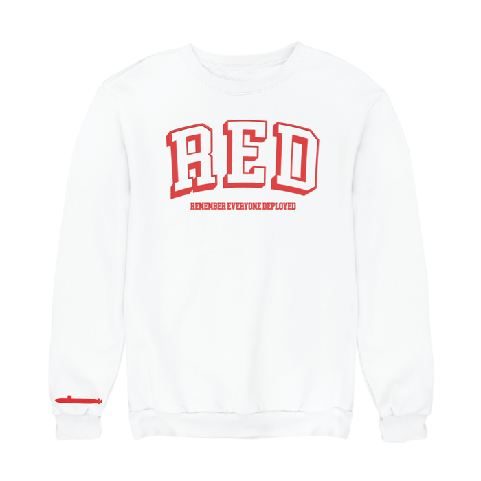 Remember Everyone Deployed Submarine Embroidered Sweatshirt