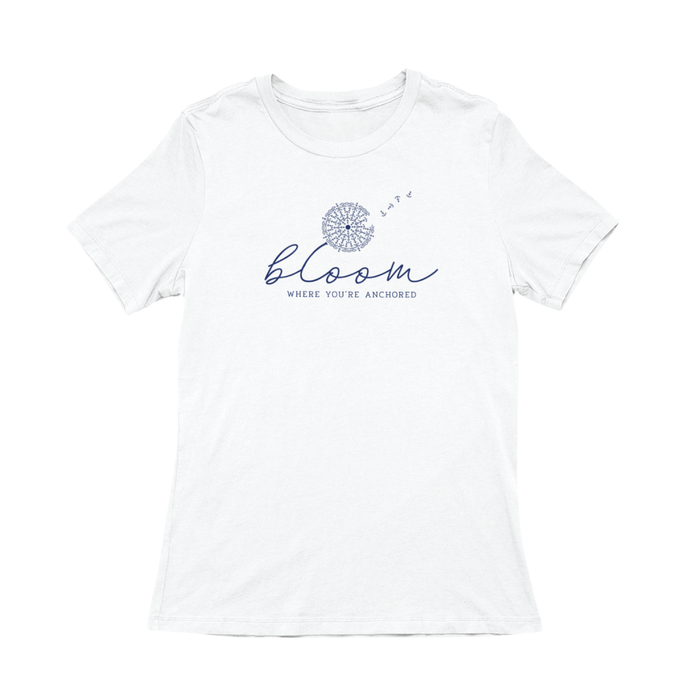 Bloom Where You're Anchored Ladies' T-Shirt