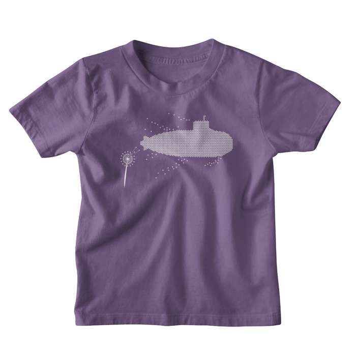 Dandelion Heart Submarine Month of the Military Child Youth T-Shirt