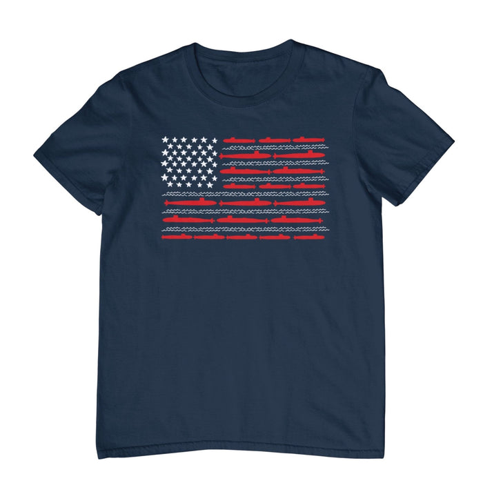 Submarine USA Flag T-Shirt