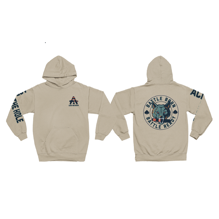 USS Nevada Blue FRG Hoodie