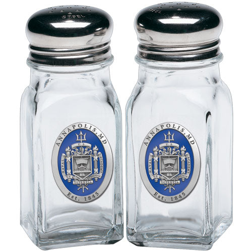 United States Naval Academy Crest Salt & Pepper Shakers