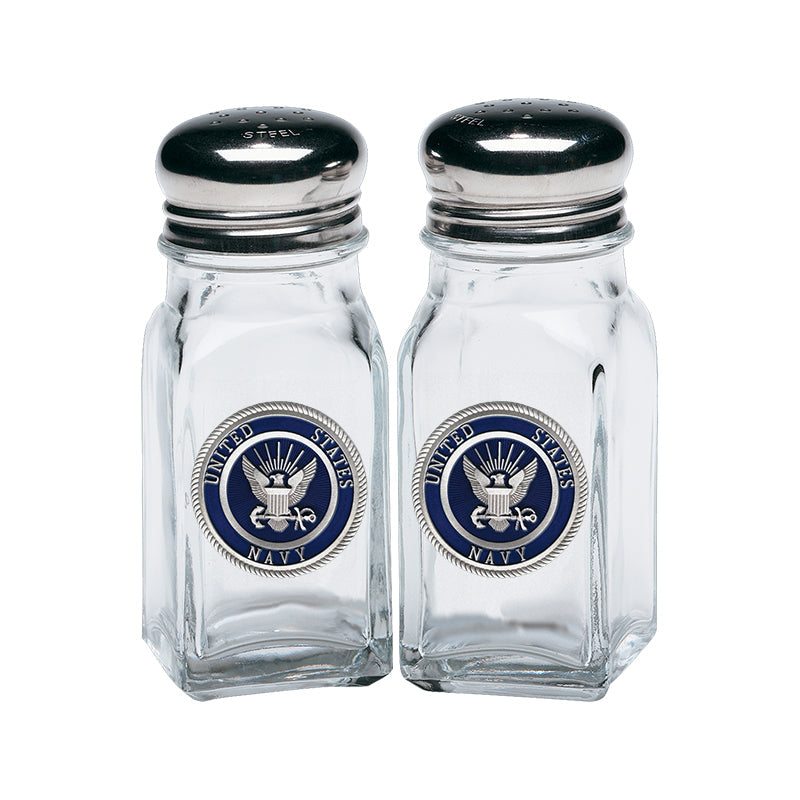 Navy Salt & Pepper Shakers