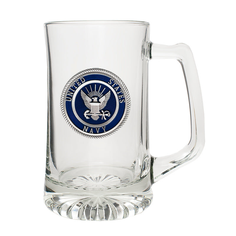 Navy Super Glass Stein