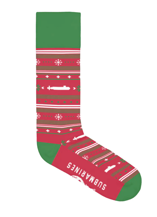 Submarine Hulliday Christmas Socks