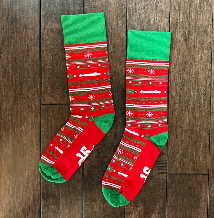 Submarine Hulliday Christmas Socks