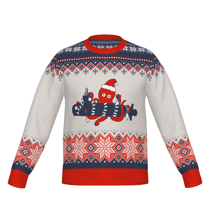 Kraken Christmas Ugly Knit Christmas Sweater