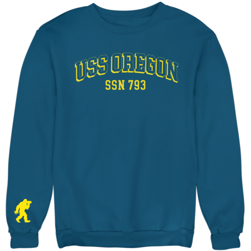 USS Oregon Embroidered Sweatshirt