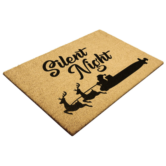 Silent Night Submarine Door Mat