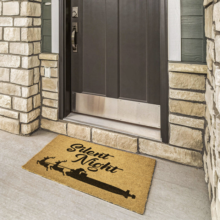 Silent Night Submarine Door Mat