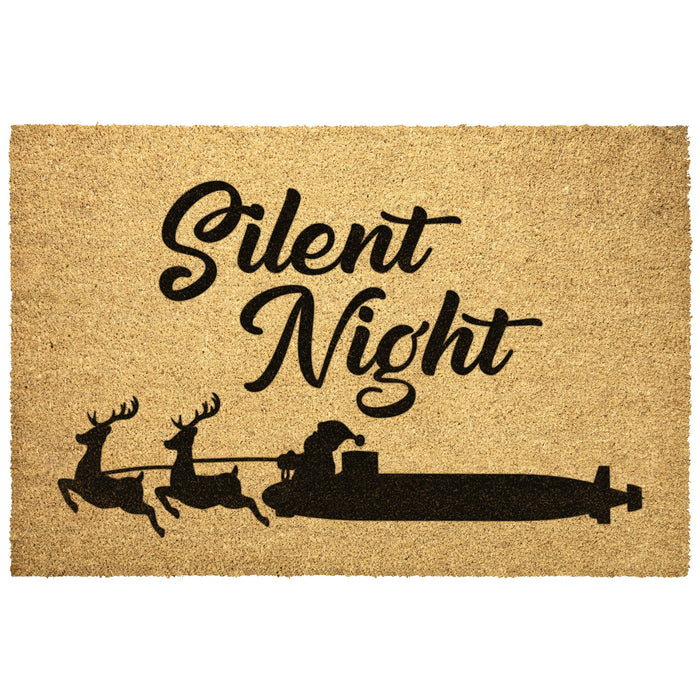 Silent Night Submarine Door Mat