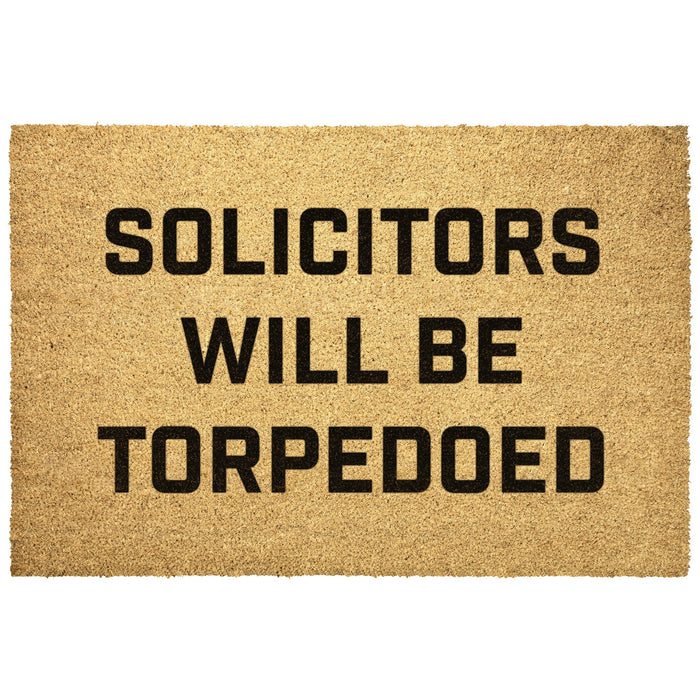 Solicitors Will Be Torpedoed Door Mat