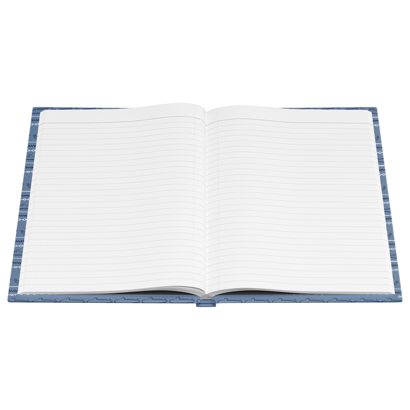 Submarine_Hardcover_Journal_Open_Pages_Flat_Mockup.png
