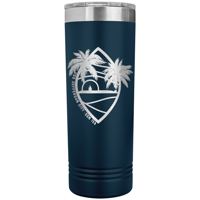 USS_Jefferson_City_22oz_Skinny_Tumbler_Navy_Mockup.png