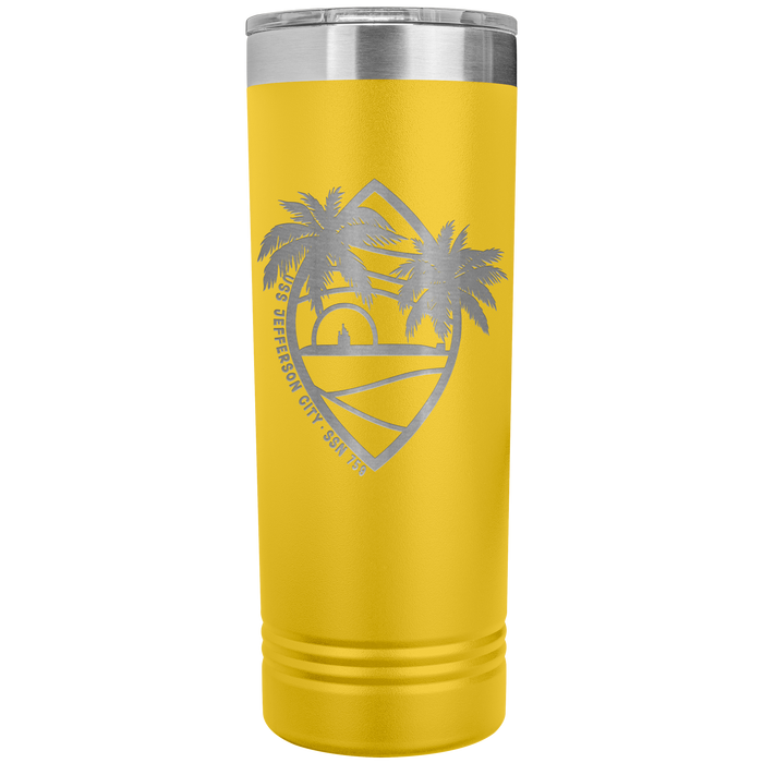 USS_Jefferson_City_22oz_Skinny_Tumbler_Yellow_Mockup.png