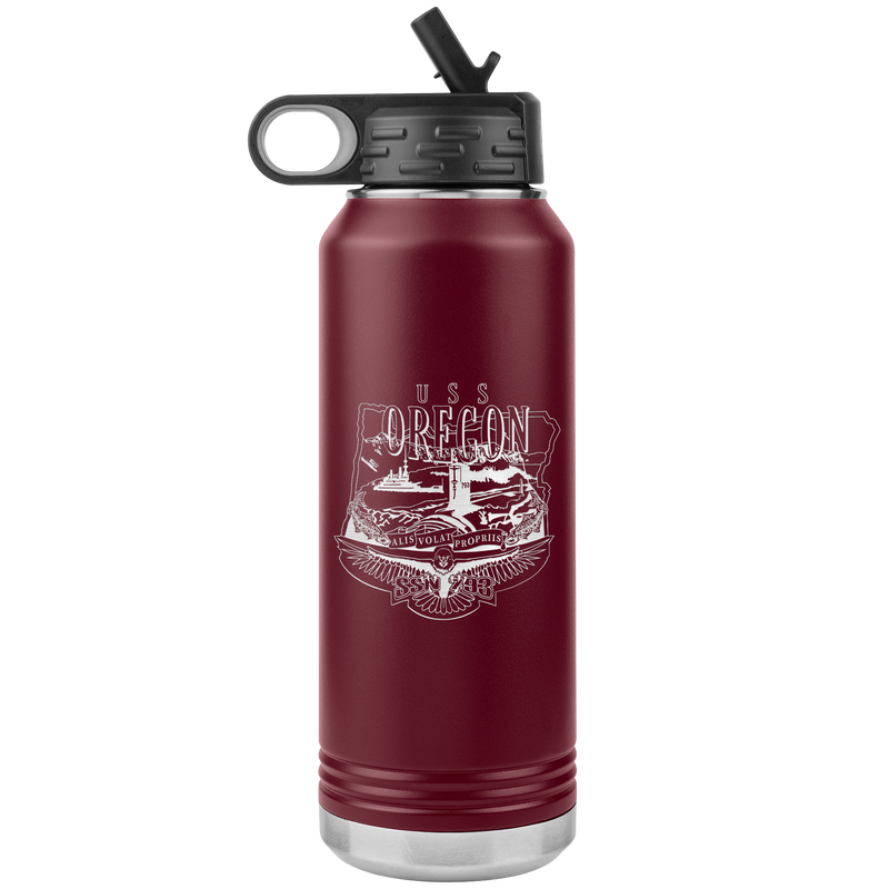 USS_Oregon_32oz_Insulated_Water_Bottle_WB_Tumbler_Maroon_Mockup.png_16204510