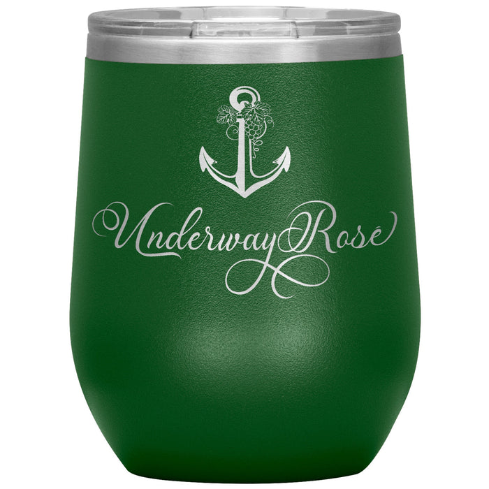 Vintage Underway Rose 12oz Wine Insulated Tumbler