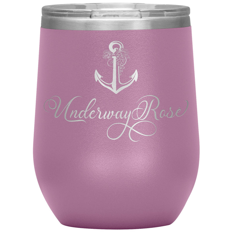 Vintage Underway Rose 12oz Wine Insulated Tumbler