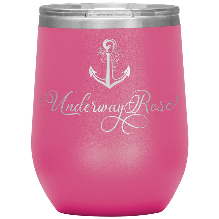 Vintage Underway Rose 12oz Wine Insulated Tumbler