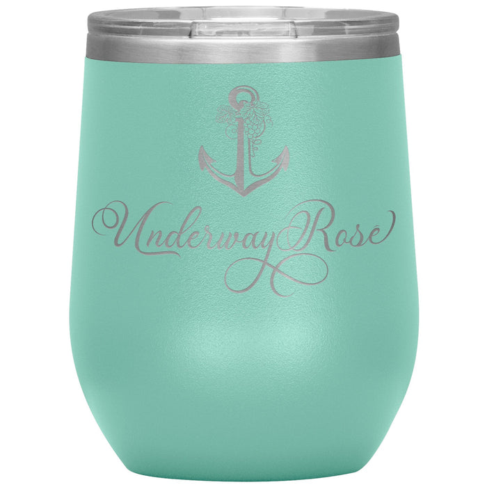 Vintage Underway Rose 12oz Wine Insulated Tumbler