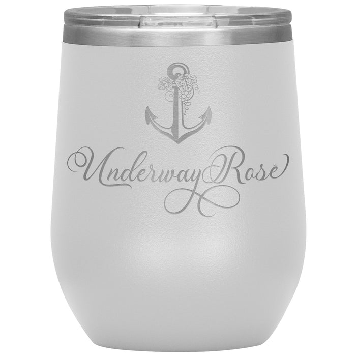 Vintage Underway Rose 12oz Wine Insulated Tumbler