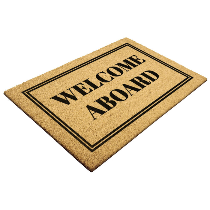 Welcome Aboard Door Mat