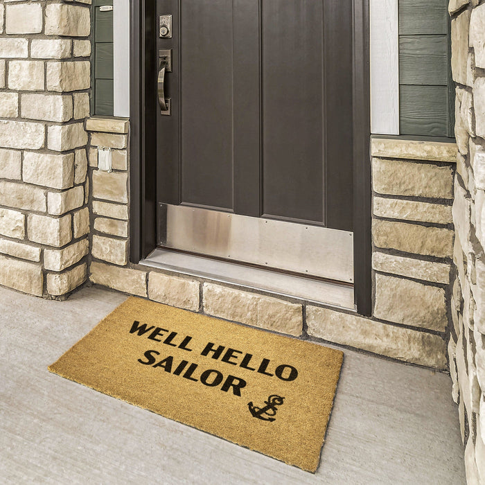 Well Hello Sailor Door Mat