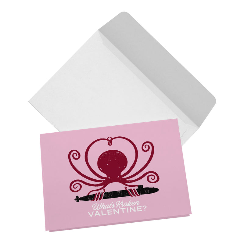 What's Kraken Valentine Submarine Card Set