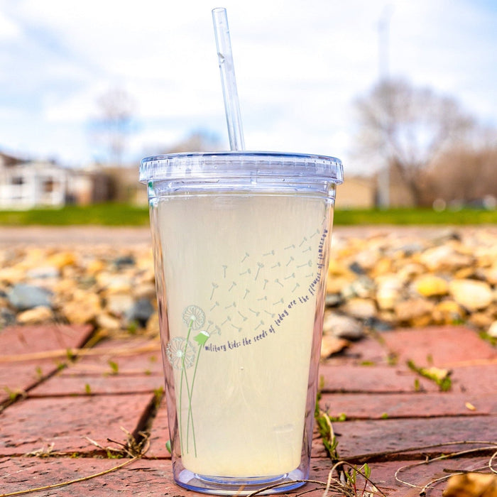 Dandelion Month of the Military Child 16oz Cup