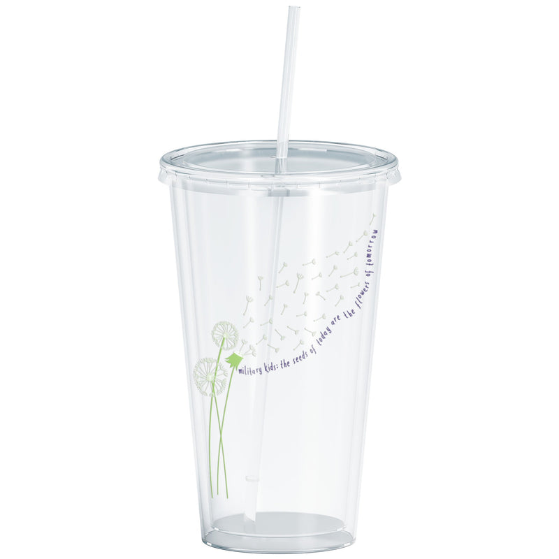 Dandelion Month of the Military Child 16oz Cup