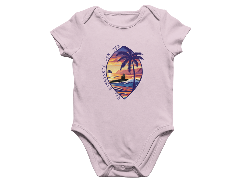 USS Minnesota Baby Onesie