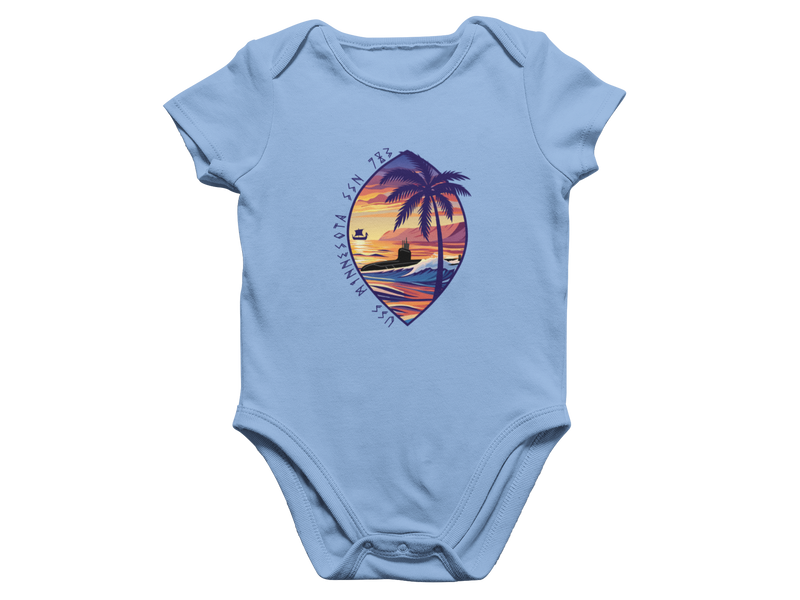 USS Minnesota Baby Onesie
