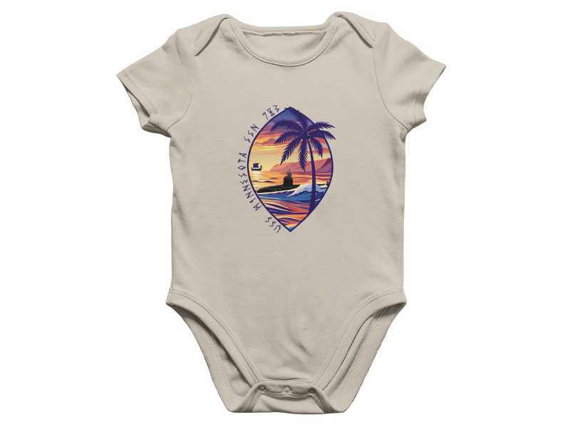USS Minnesota Baby Onesie