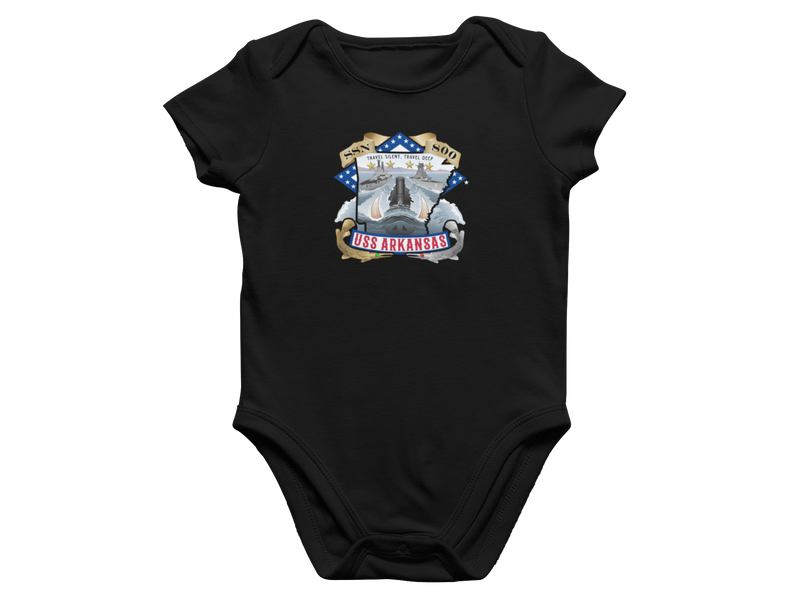 Custom Navy Infant Onesie