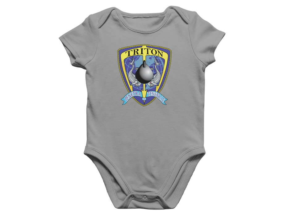 Custom Navy Infant Onesie