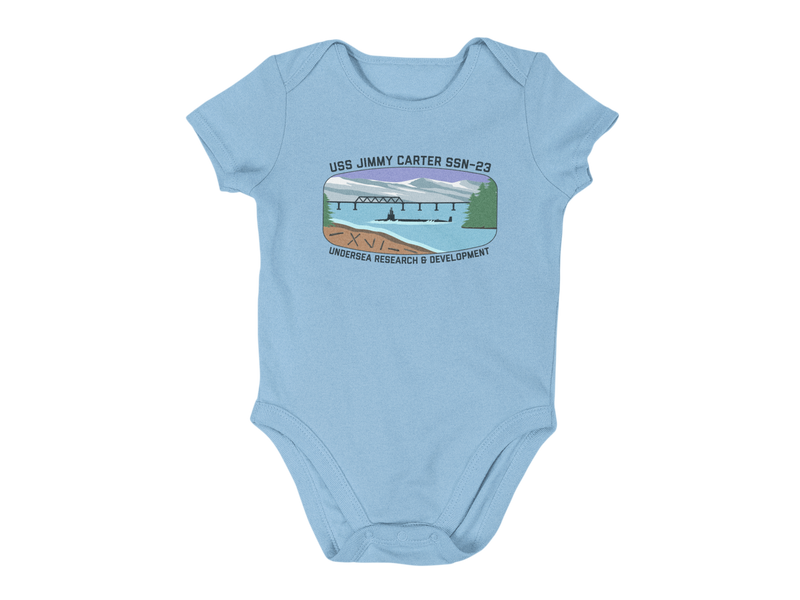 USS Jimmy Carter FRG Infant Bodysuit