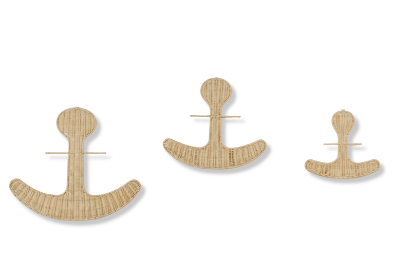 Rattan Anchor Wall Décor