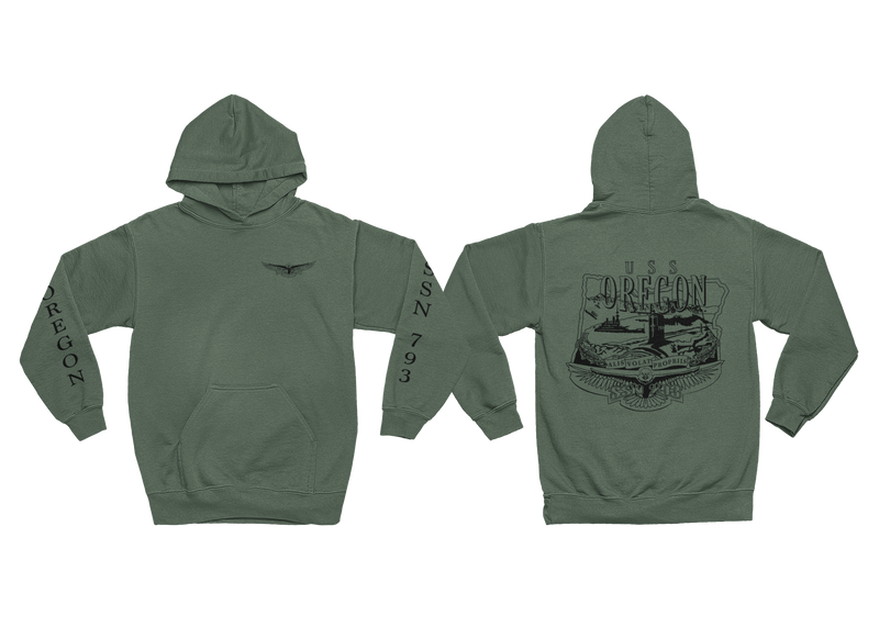 USS Oregon FRG Crest Hoodie