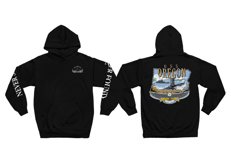 USS Oregon Command Crest Hoodie