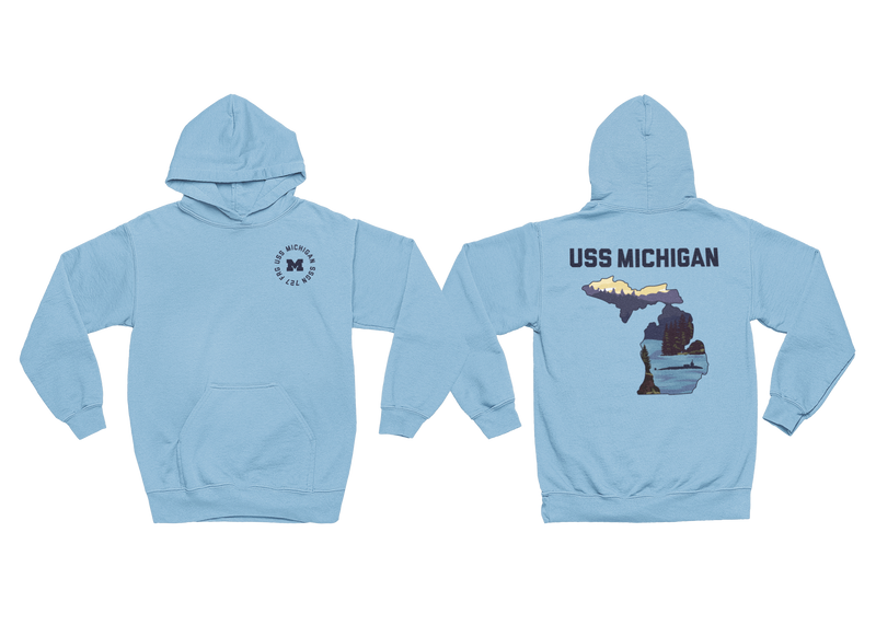 Michigan Blue Hoodie