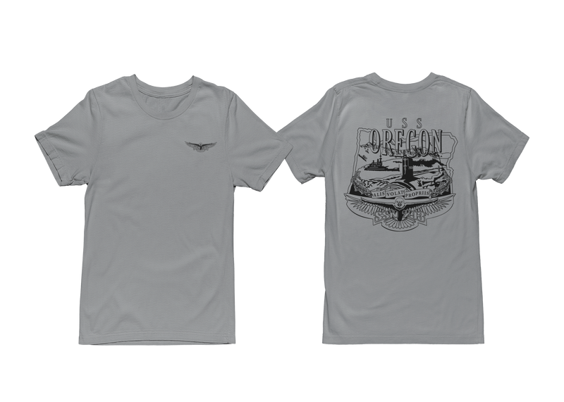 USS Oregon Command Crest T Shirt