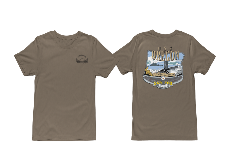 USS Oregon Command Crest T-Shirt