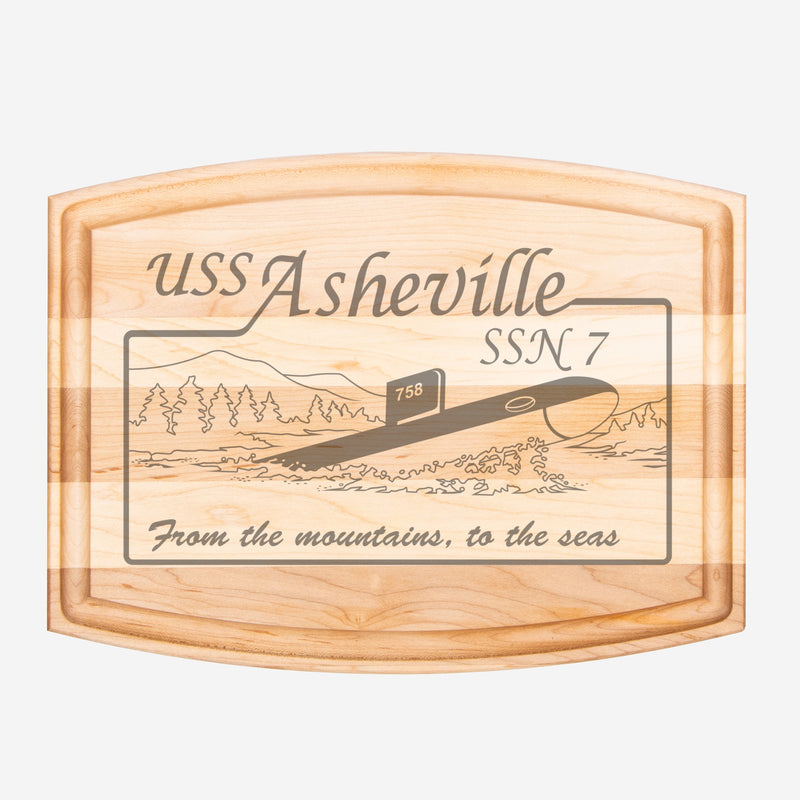 Custom Wood Cutting Board with Groove