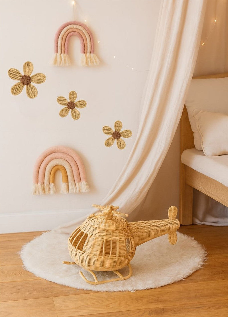 Rattan Toy Helicopter