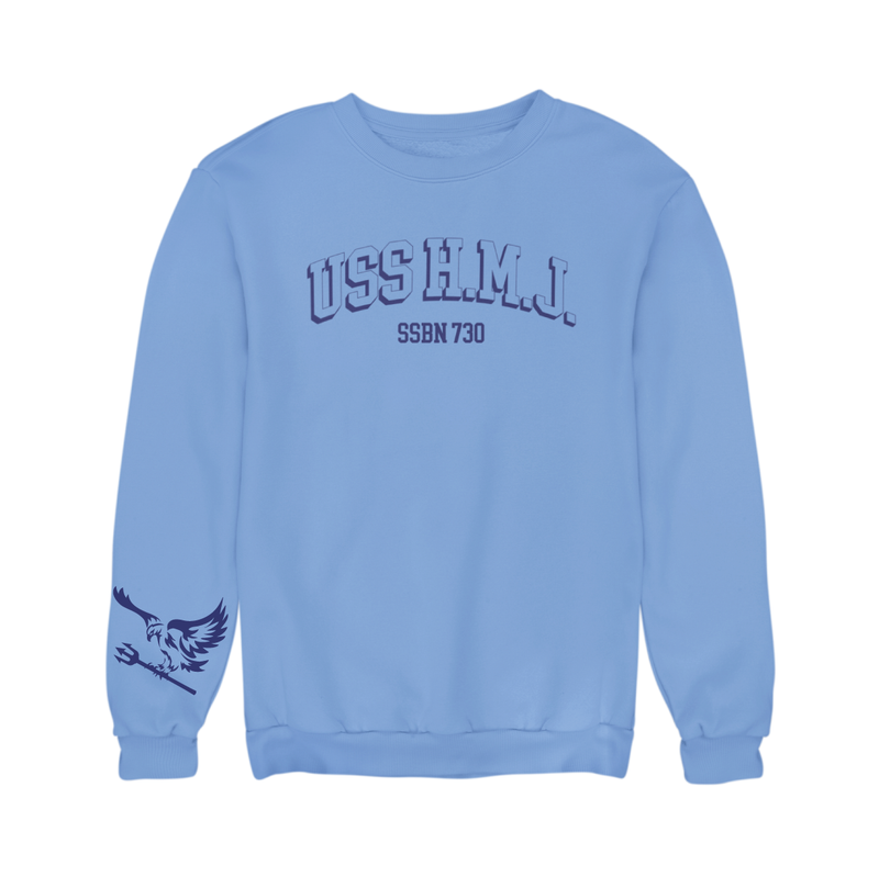 USS HMJ Gold Embroidered Sweatshirt