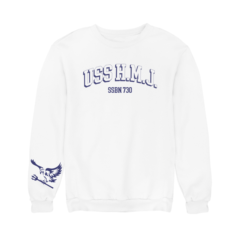 USS HMJ Gold Embroidered Sweatshirt